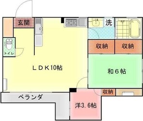 フラワーヒルズの物件間取画像